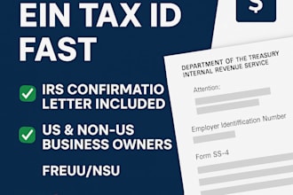 get your ein tax id number for USA llc with irs confirmation letter