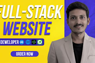 do full stack website development as full stack, front end web developer