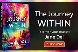create a book promotion banner ad