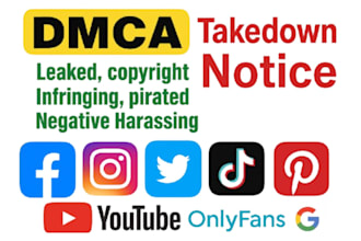 takedown harassing defaming negative fb,reddit,x,yt,mugshot article onlyfan