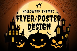 design scary halloween street wear t shirt social media post flyer poster design