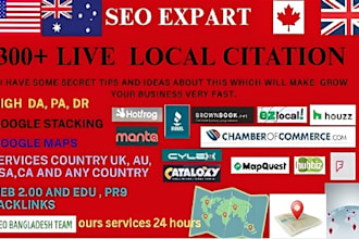 do 300 USA local citation listing from brightlocal, mozlocal