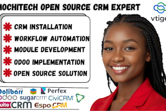 setup suitecrm espocrm dolibarr civicrm vtiger perfexcrm odoo crm customization