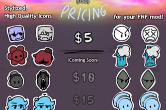 make stylized icons for your friday night funkin mod