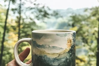 draw a mug or coffee mug design