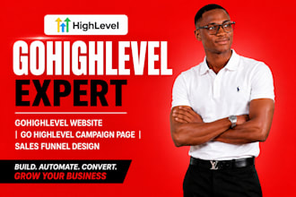 gohighlevel website go highlevel campaign page design sale funnel gohigh level