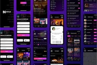 develop event booking app, conference app, ticket booking app, hotel booking app