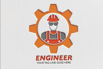 design real estate logo, property, construction, engineering, housing society