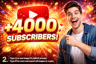 get 4000 youtube subscribers fast and active followers