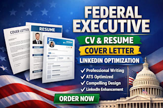 create federal military civilian usajobs ats cv resume format cover letter write