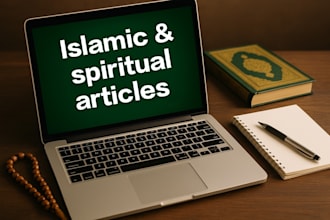write SEO islamic, spiritual, urdu arabic english articles