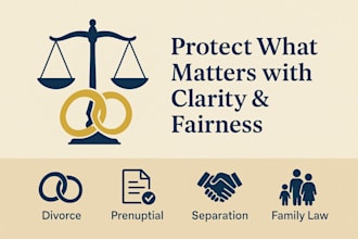 draft divorce agreement, prenuptial postnuptial separation agreement, family law