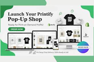 launch your printify pop up shop for easy print on demand sales