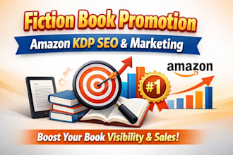 do fiction book promotion and amazon kindle marketing SEO optimization