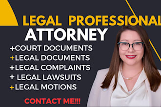be your civil lawyer in petitions, business, employment and contract lawsuit