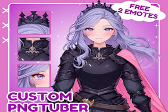 draw expressive pngtuber model, png tuber avatars ready to use in veadotube