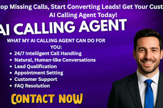 develop ai calling agent, ai call assistant, ai answering agent, ai voice agent