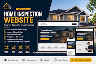 design home inspection website inspector estate website home inspection leads
