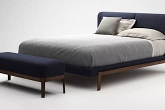 create your furniture, bed, sofa, chair, armchair, mattress in 3d and render it