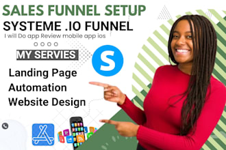 build systeme io sales funnel, systeme io website, systeme io landing page