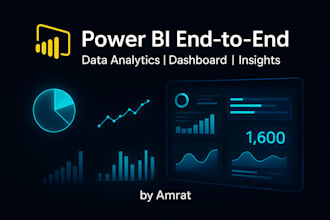 build an interactive power bi dashboard and data analysis report