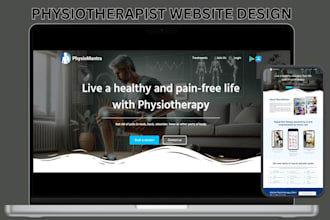 design physiotherapy website therapy website physical therapy healthcare website