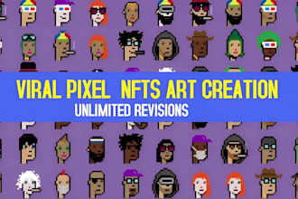 create your pixel art nft collection