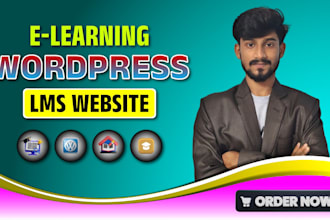 build an attractive wordpress elearning lms website