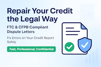 draft ftc ,cfpb compliant credit dispute letters to repair your credit