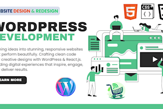 design a professional wordpress estore or digital marketing website