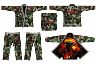 design custom bjj gi and martial arts tech pack manufacturer