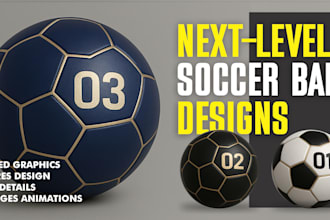 design custom 3d football soccer ball patterns and panels
