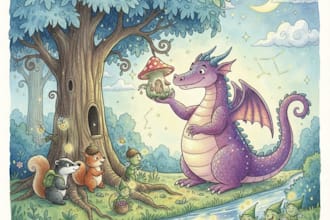 draw children book illustration