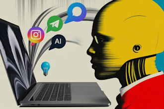 generate and publish content and ideas for blog or tg using ai