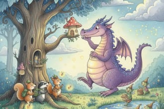 esign children book illustration and cover children
