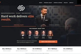 build squarespace firm website attorney website  lawyer website redesign notary