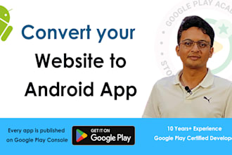 convert your website to native android app