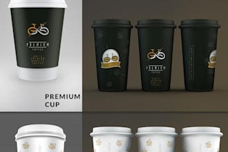 design coffee cup and paper cup for you