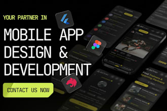 design your mobile app UX UI for ios and android