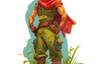 create scifi, fantasy, superhero character design