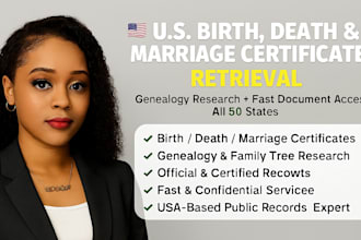 get birth, death, marriage certificate, genealogy research USA and UK