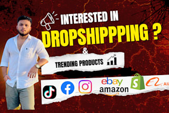 research viral dropshipping products using tiktok, meta, and shopify trends
