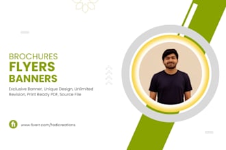 design flyer, banner, or sign board