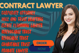 prepare revocable trusts, irrevocable trusts, and estate packages
