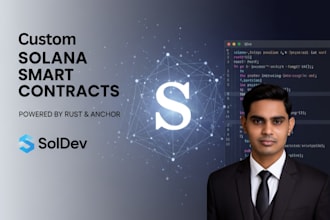 be your solana smart contract developer