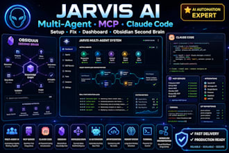 setup fix jarvis multi agent dashboard obsidian second brain mcp claude code