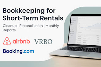 be your expert bookkeeper for airbnb and str properties
