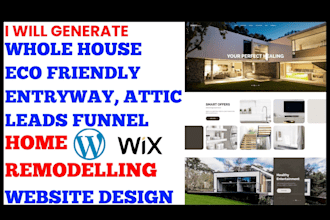 generate whole house geo eco friendly entryway remodeling leads build website