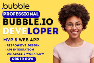 build bubble io developer bubble website web app bubble mvp bubble app developer