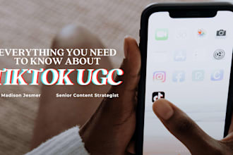 grow and promote your tiktok shop account organically growth ugc vidoes